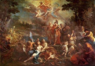 The Vision of Aeneas in the Elysian Fields by Sebastiano Conca